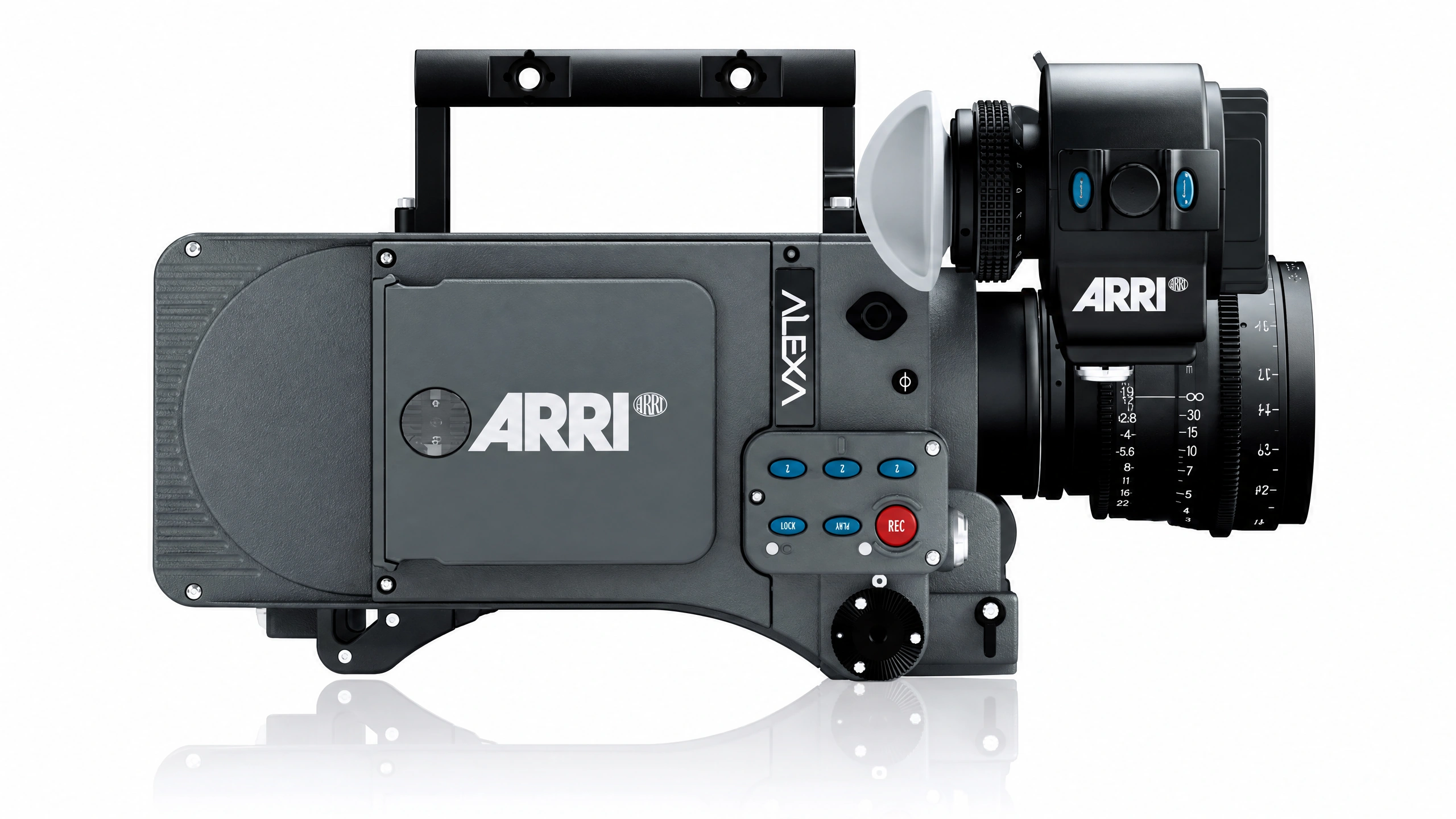 Kamera ARRI Alexa Classic skierowana obiektywem w prawo